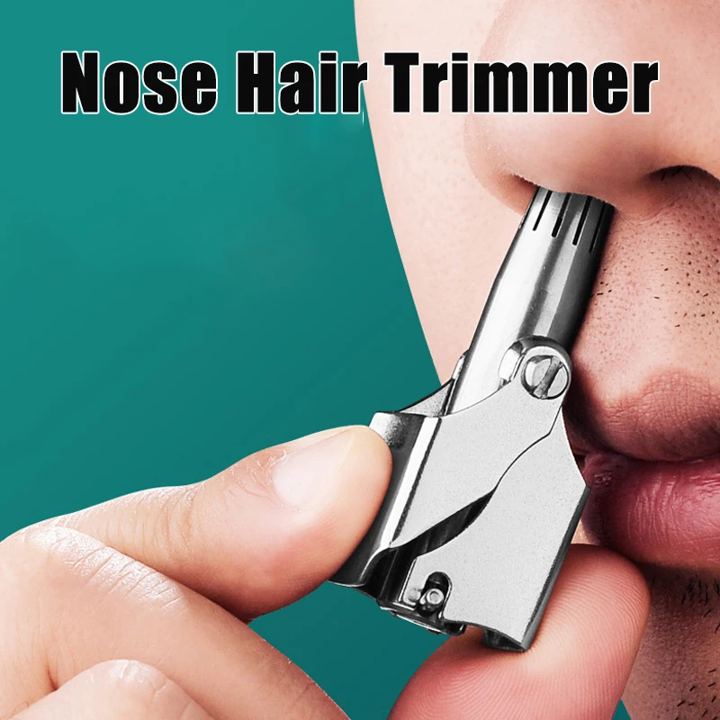 

Моющийся портативный триммер для волос в ушах, чистка без ржавчины, безболезненная стрижка волос в носу, инструменты для удаления волос с набором безопасных щеток