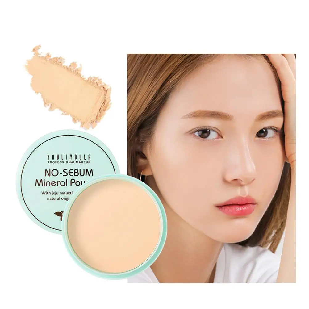 1PCS Oil Control Makeup Powder Brightening Mist Facial Dispersal Lightweight Powder Waterproof Cosmetics Modification Powde T6N0