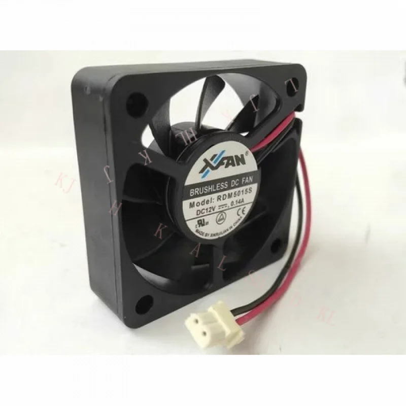 N   NEW FOR  XFAN RDM5015S 12V 0.14A 50*50*15MM 5CM DVD player cooling fan