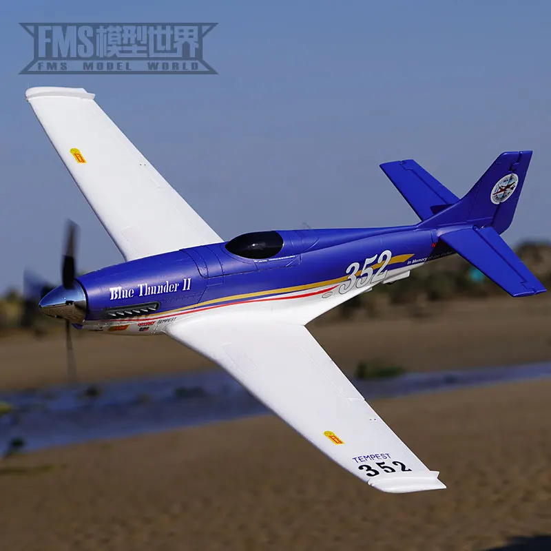 Fms 1100mm P51D 3D Sport Version RC Airplane Model Racing Electromechanical Simulation Aircraft Assembled Fixed-Wing