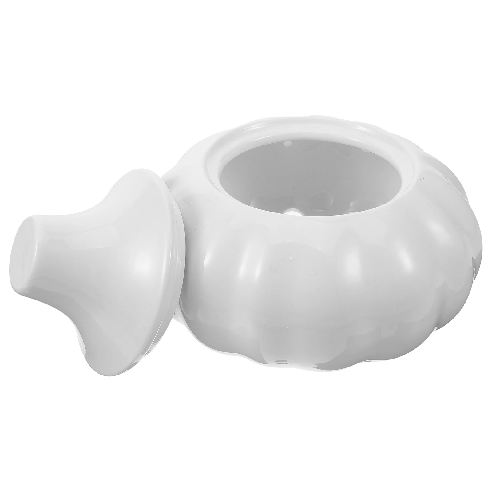 

Ceramic Garlic Keeper Garlic Ginger Storage Jar Hollow Design Kitchen Container Large Capacity Ventilated Storage Holder