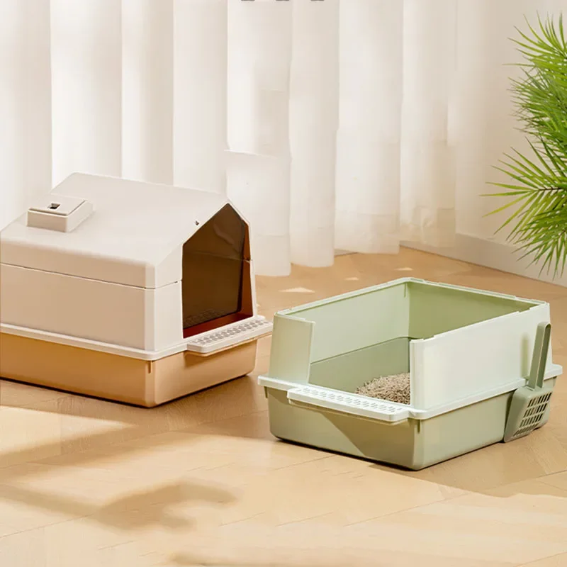 

Sandbox Supplies Cat Litter Box Cleaning Villa Closed Bathroom Goods Garden Cat Bedpans Toy Lettiera Gatto Furniture Supplies