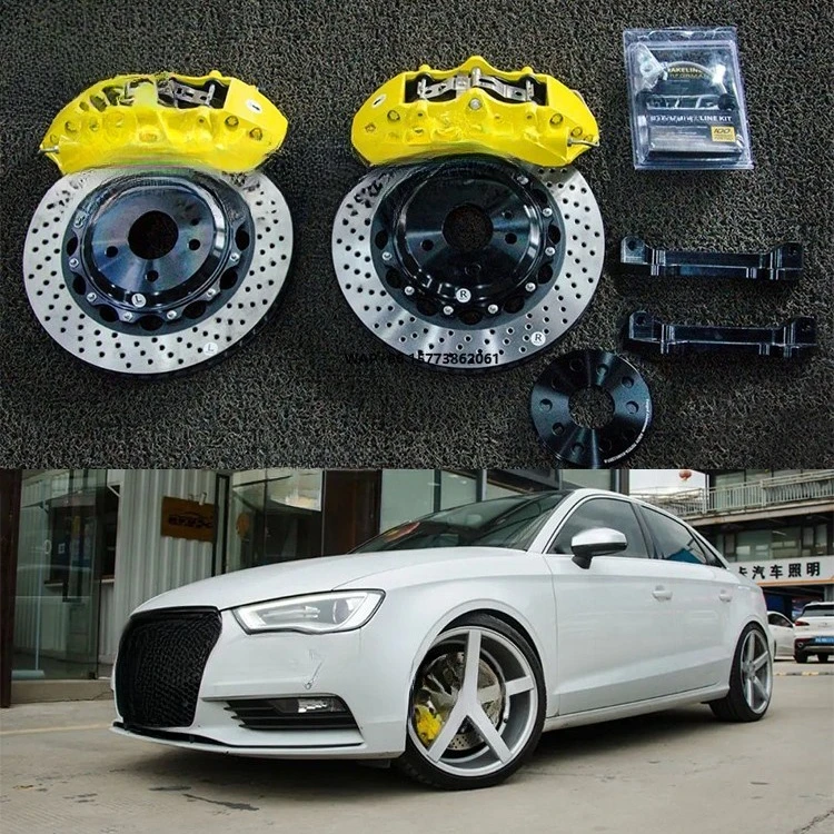 

Front Big Brake Kit 6 Piston Caliper with 355*32 mm Rotor BBK Auto Brake System for A3 18 Inch Car Rim