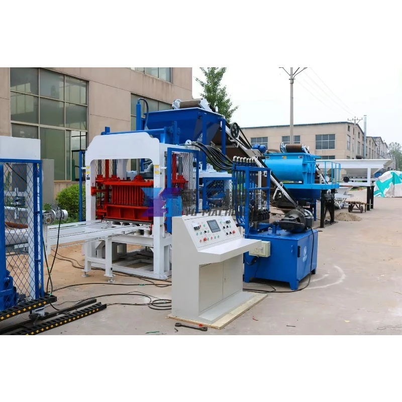 Yugong QT4-15 Fully Automatic Hydraulic Fly Ash Interlocking Concrete Cement Hollow Sand Mold Brick Block Making Machine