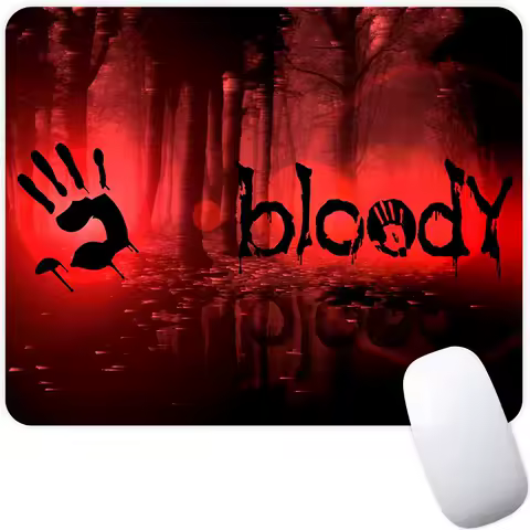 Bloody Landscape Small Gaming Mouse Pad Computer Mousepad PC Gamer Mouse Mat Laptop Mausepad Mouse Carpet Keyboard Mat Desk Pad