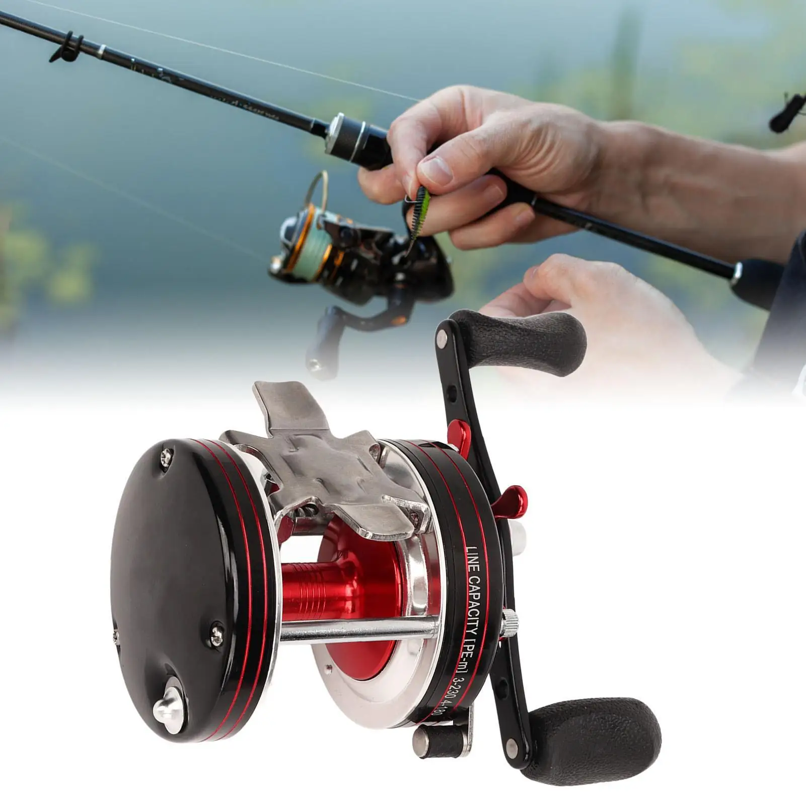 All-Metal Baitcasting Fishing Reel for Left/Right Hand - Durable Lure Reel for river & Lake Fishing