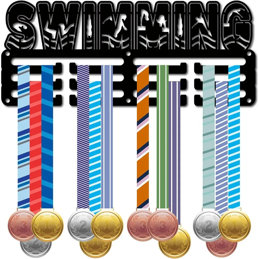 

Держатель для медалей для плавания, вешалка для медалей, спортивная металлическая подвесная награда, железный небольшой декор, награды для стены дома