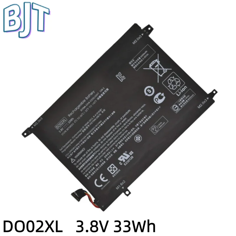 

New 3.8V 33Wh DO02XL Laptop Battery for HP Pavilion X2 210 G1 10-N HSTNN-LB6Y HSTNN-DB7E 810985-005 810749-421 TPN-I121 TPN-I122