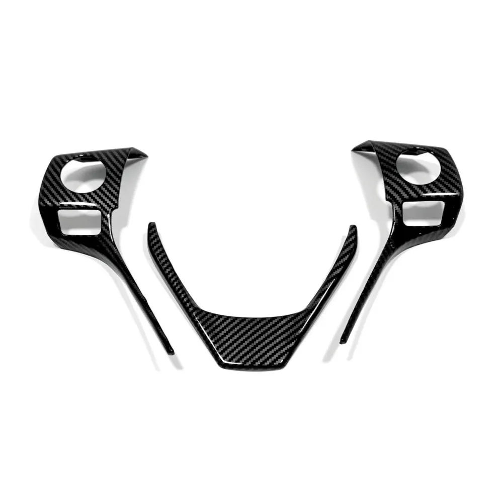 Interior Steering Wheel Button Frame Cover Trims ABS Chrome Sticker For Toyota RAV4 RAV 4 2013 2014 2015-2018 Car Accessories