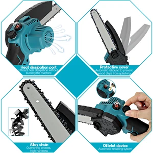 8 بوصة فرش لاسلكية سلسلة زيت كهربائي منشار قابلة لإعادة الشحن حديقة خشبي تشذيب منشار أدوات كهربائية لبطارية ماكيتا 18 فولت أعلى 12 مبيعات منشار كهربائي قابل للتمديد - رقم 7