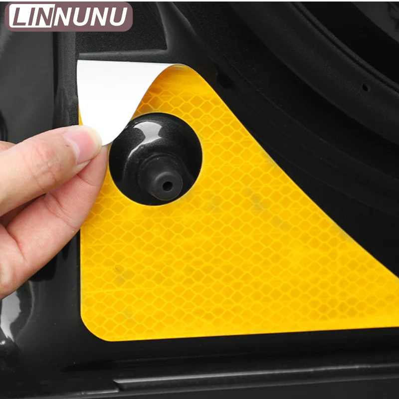LINNUNU﻿ Door Reflective Sticker For Geely Starray EM-i EX5 EM-i  2026 Night Safety Warning Decal Anti-Collision Car Accessories - view 5