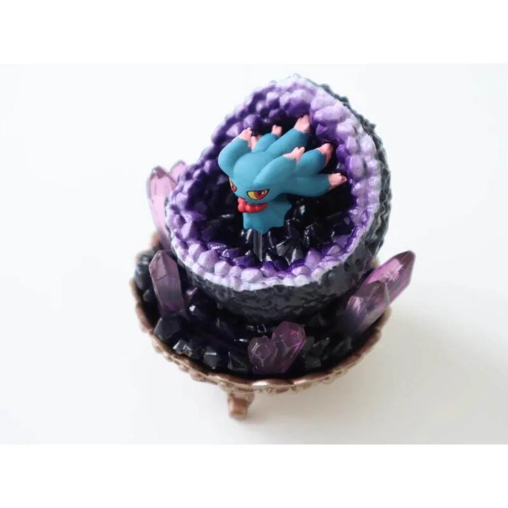 Re-ment Pokémon Gemstone Collection Surprise Blind Box Anime Pikachu Absol, Milotic Gemstone Action Figure Collection Toy Gift view 4
