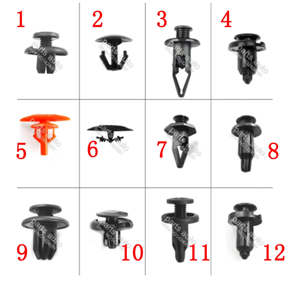 10x/121x/set  BUMPER TRIM CLIP for HONDA 91503-SZ3-003 91502-SP0-003 91512-SX0-003 91503-SZ5-003 91518-SM4-003 90700-SJ4-000