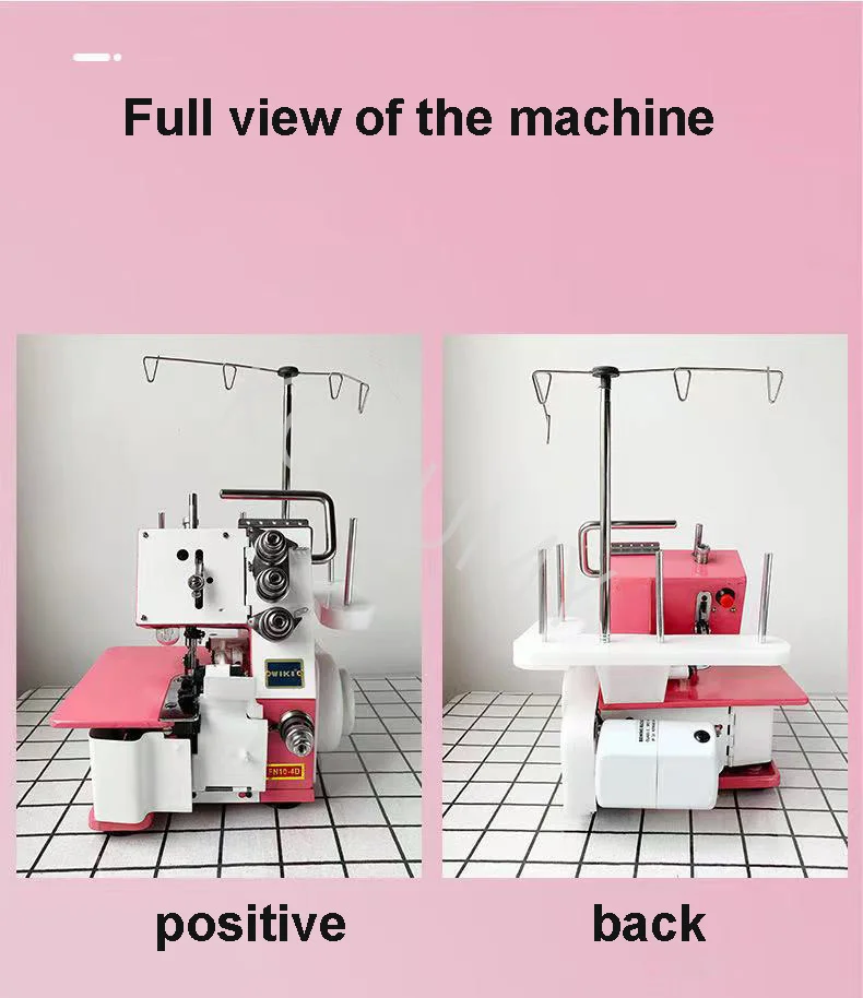 Macchina da cucire elettrica leggera per uso domestico macchina da cucire Overlock macchina per bordi vecchio stile accessori artigianali fai da te