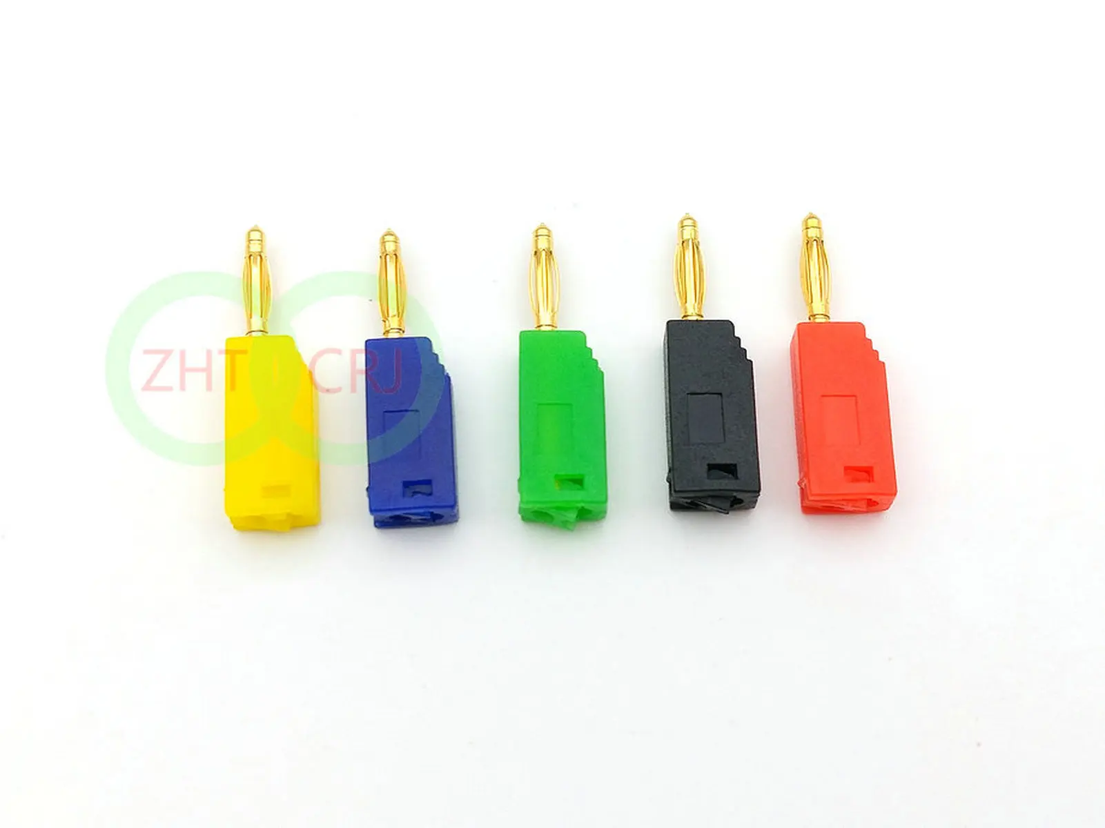 Imagem -02 - Banhado a Ouro Plugue de Banana Cores para Conector de Teste 200 Pcs mm