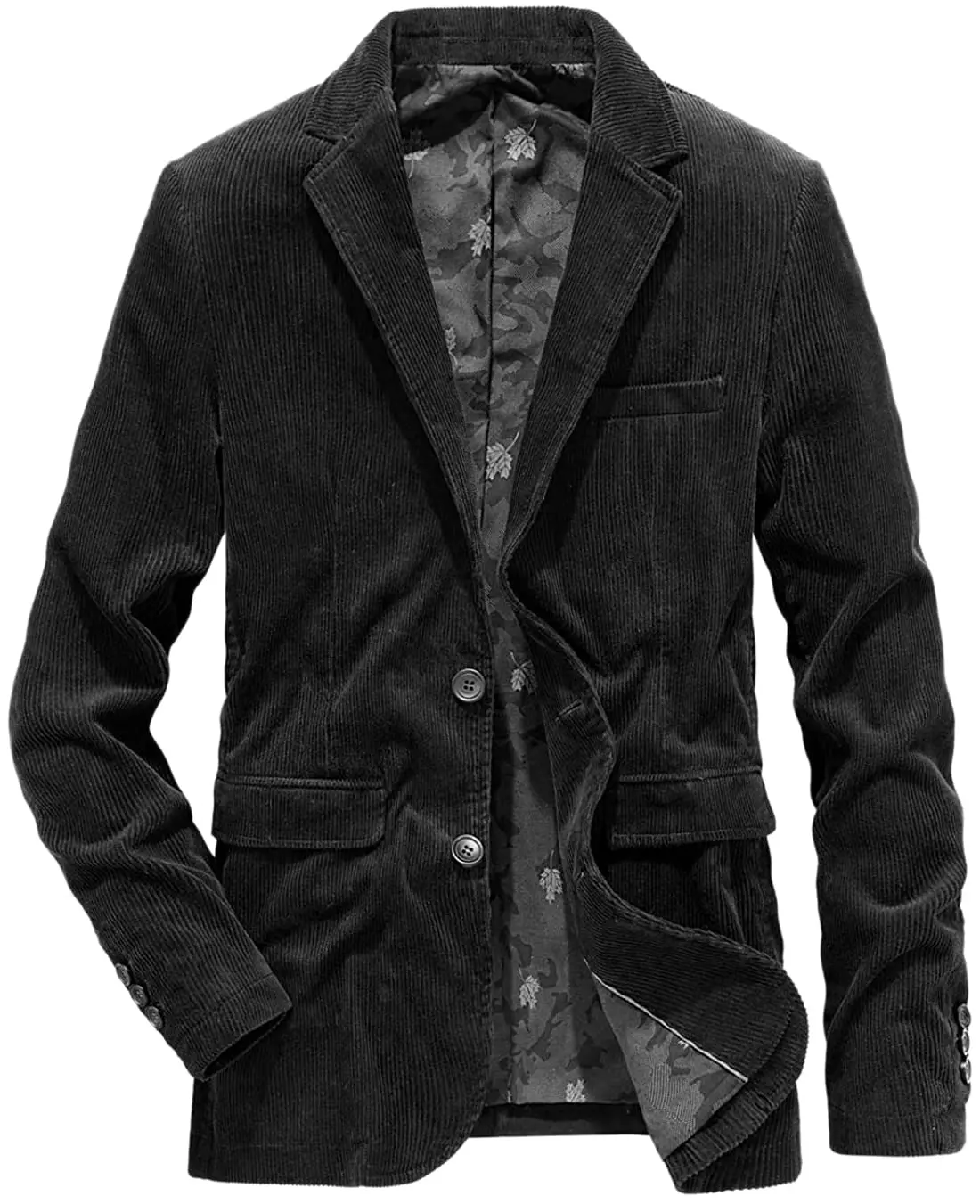 Veste Blazer Vintage en velours côtelé pour hommes, vêtements de travail décontractés, manteau de Sport, coupe classique, costume Blazer pour hommes