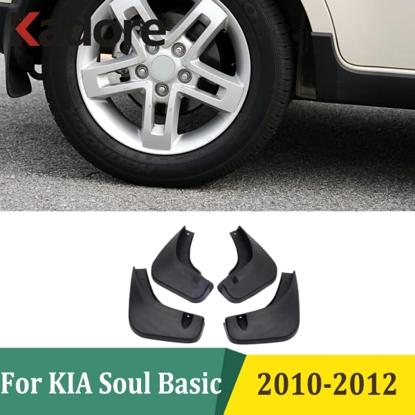 

For KIA Soul Basic 2010 2011 2012 Car Mudguards Mudflaps Front Rear Mud Flaps Splash Guards Fender Accessories