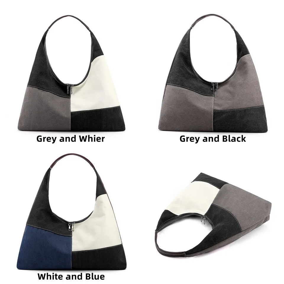 High Quality Women Canvas Handbags Female Messenger Bags Tote Clutch Bolsas Ladies Shoulder Bags Women's Top-handle bag