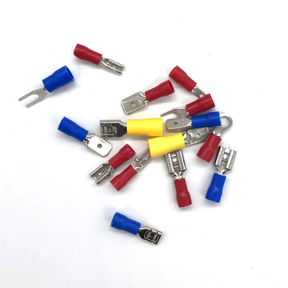 

280Pcs Cold Pressed Insulated Terminal Connectors Wire Terminals Quick Splice Connector Kit Cold Pressed Terminal