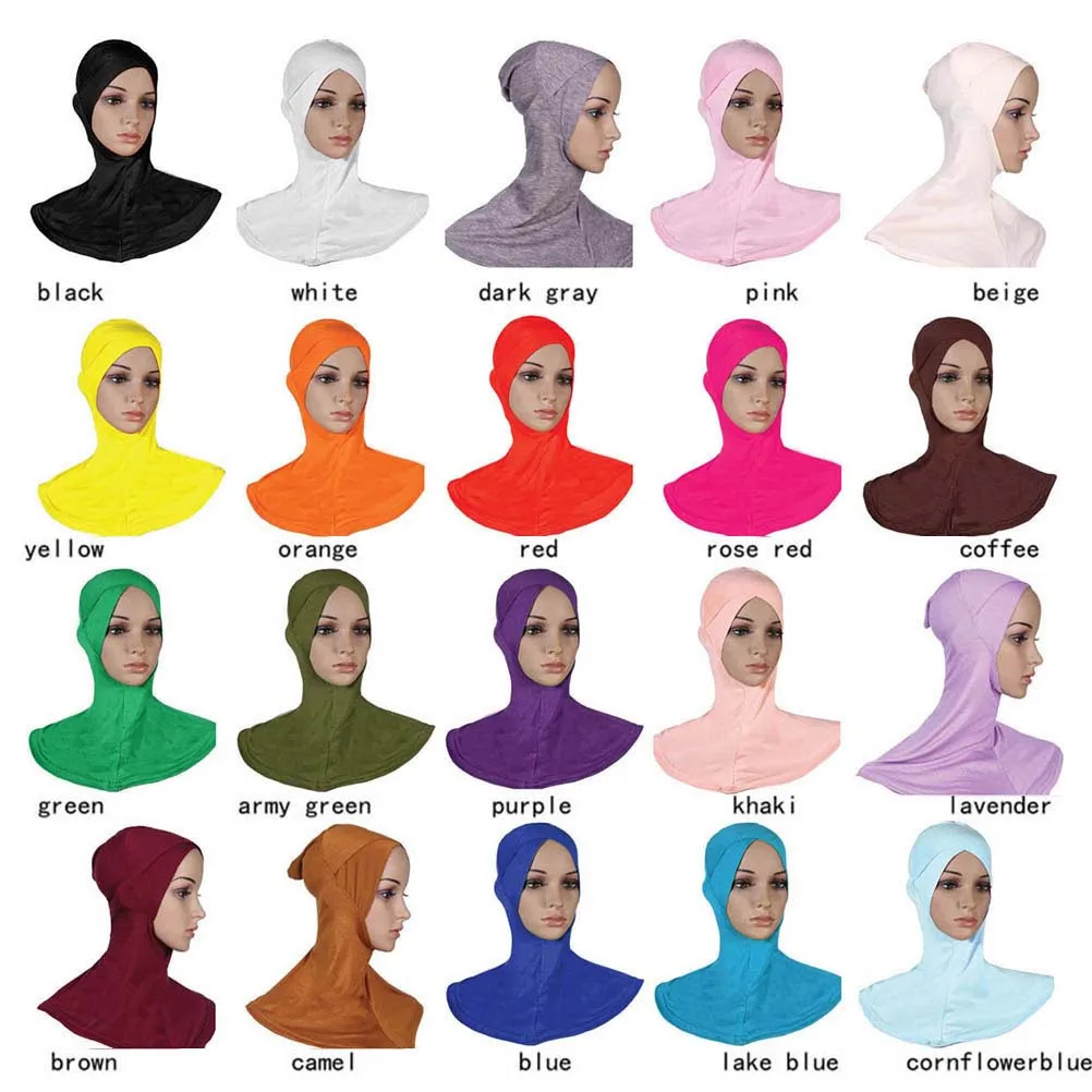 

Base Hat Hijab Islamic Ramadan Inner Muslim Cap Arab Long Wrap Scarves Shawl Miss