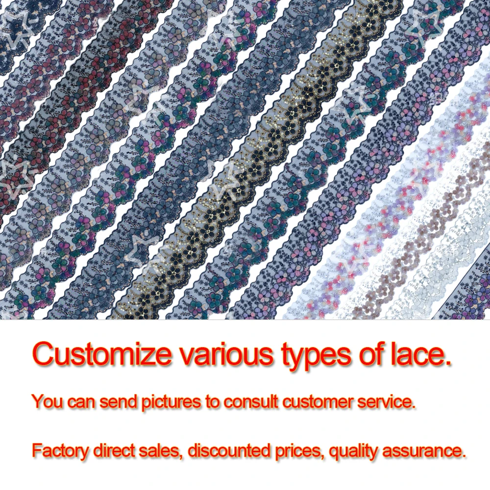Customize Various Types Of Lace And Fabric. You Can Send Pictures To Consult Customer Service.