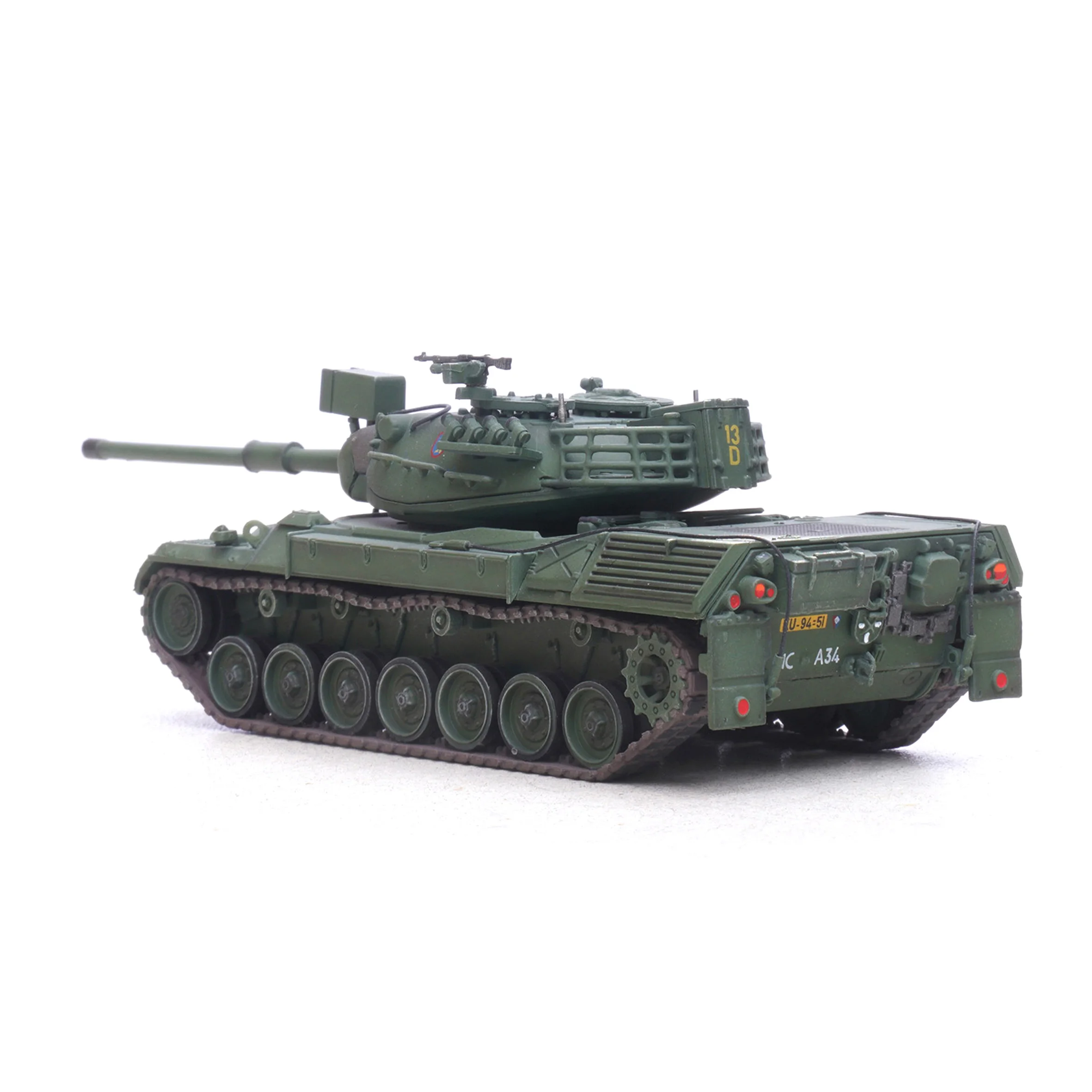1: 72 P12227PB L1 Tank Model Dutch 41st Tank Battalion A Squadron 1977 Static Finished Product Model
