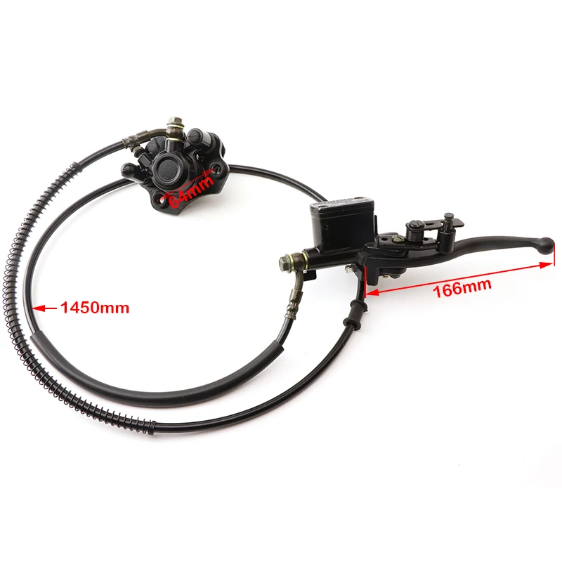 Front/Rear disc brake master cylinder hydraulic caliper assembly for 50cc 70cc 90cc 110cc 125cc ATV Buggy Quad Bike Accessories