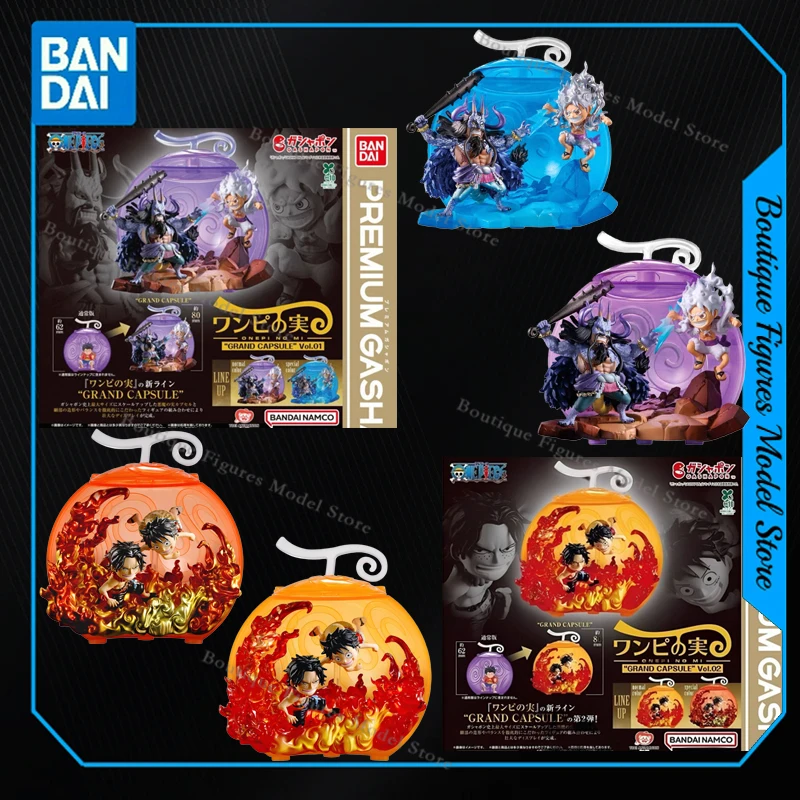 Bandai Original ONEPIECE PREMIUM GASHAPON GRAND CAPSULE Vol.01 Vol.02 ONEPI NO MI Action Anime Figure Model Collection Gift Toys