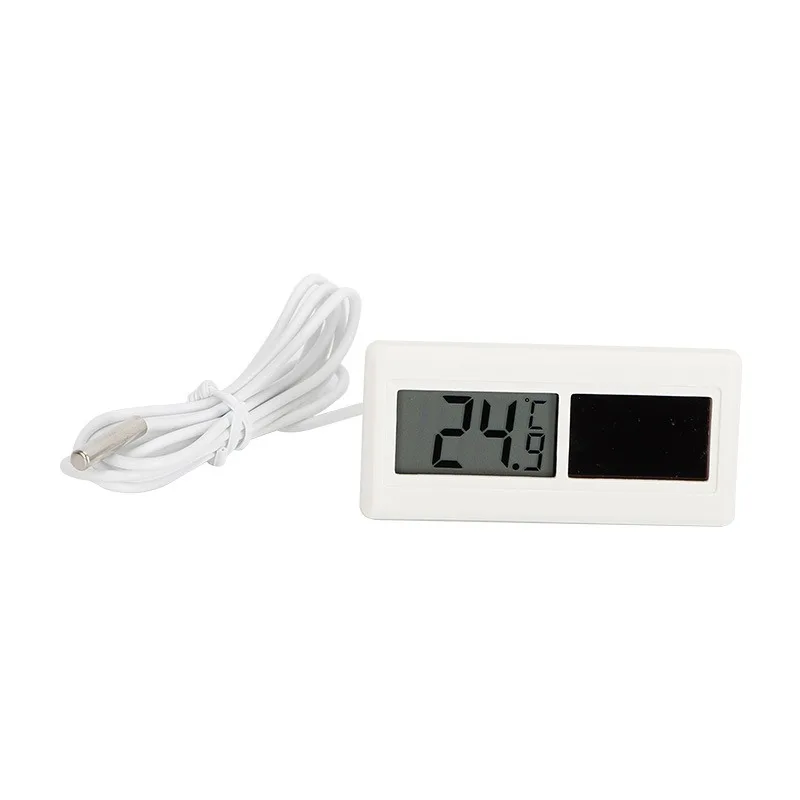 

DST-50 solar thermometer, waterproof thermometer, display meter, refrigerator digital display embedded white