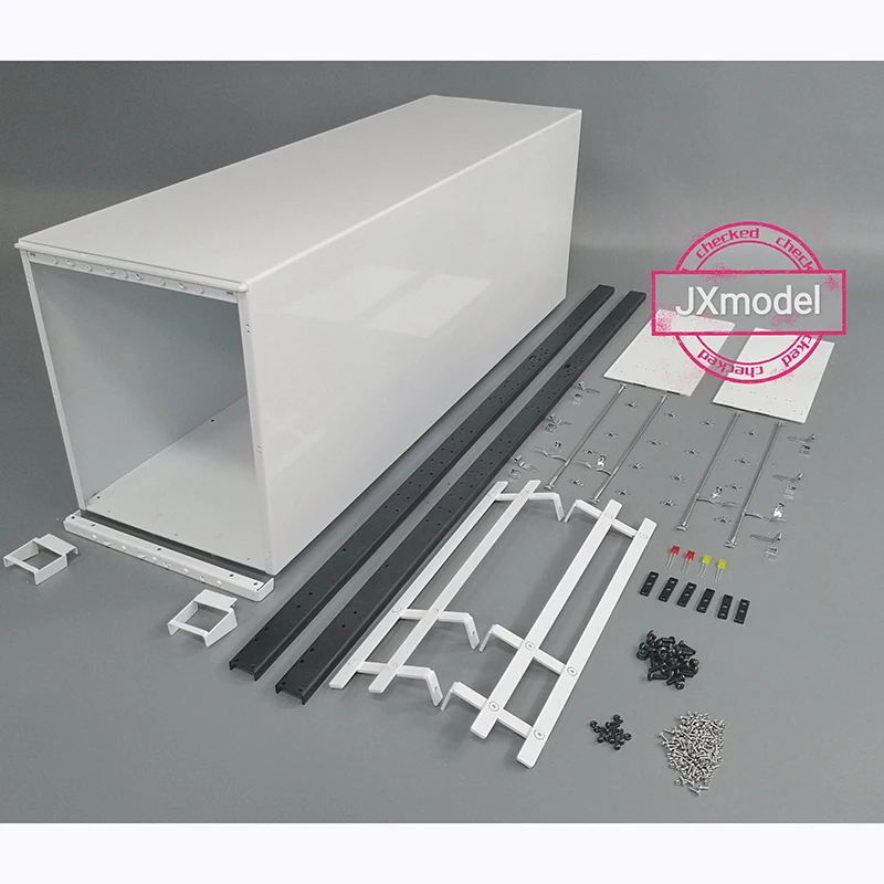 Metal Port Style Container Compartment for 1/14 RC Truck for JXmodel for SCANIA 770S R620 for Volvo FH16 for ACTROS 3363 Car