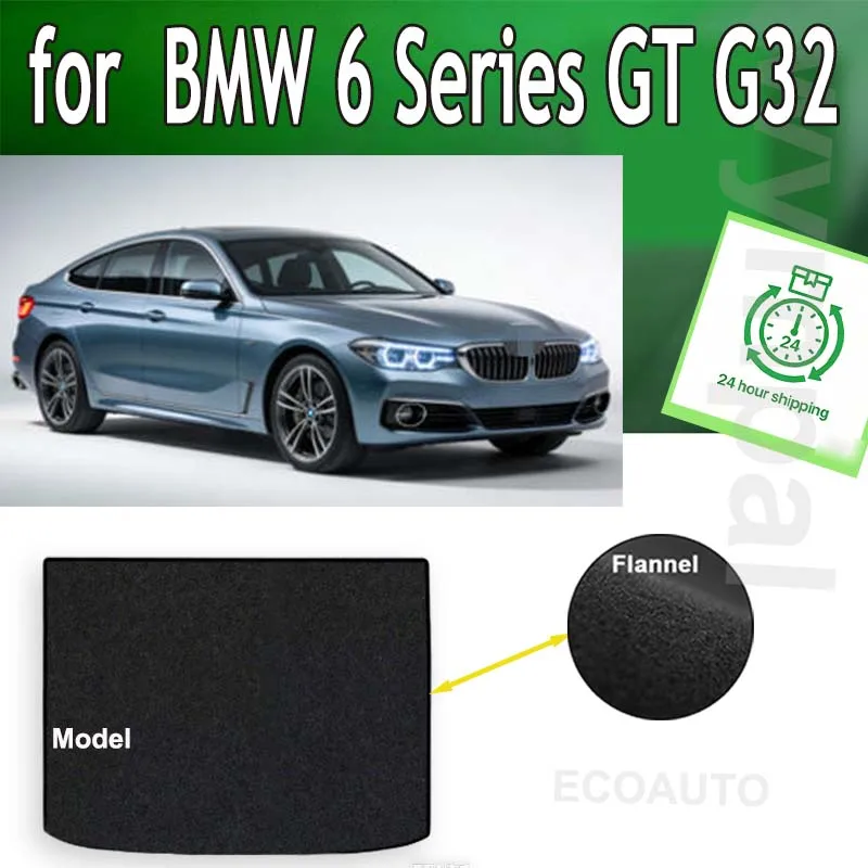 

TREADFIT Rear Trunk Mats For BMW 6 Series GT G32 2018-2024 Liner Tray Trunk Luggage Floor Pads