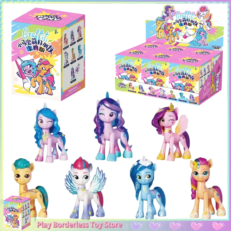 

My Little Pony Best Friends Blind Box Ice Cool Magic Second Edition Graffiti Hairdressing Doll Room Ornaments Toys Surprise Gift