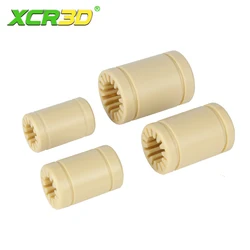 4pcs 3D Printer Plastic Bearings Solid Polymer Bearing Shaft RJMP Linear Bushing RJMP-01-08 for Mendel Prusa DIY 3D Printer Part
