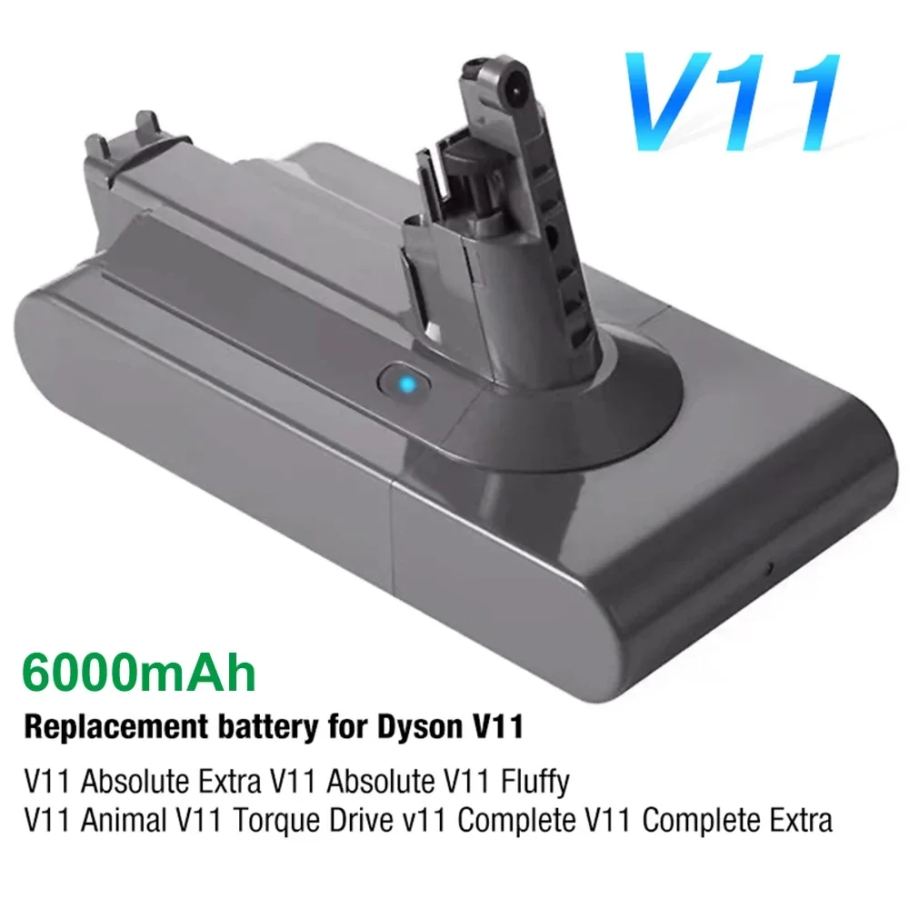 

25.2V 6000mAh SV14 Battery Lithium Li-ion Vacuum Cleaner Rechargeable Battery for Dyson V11 Absolute V11 Animal SV15 970145-02