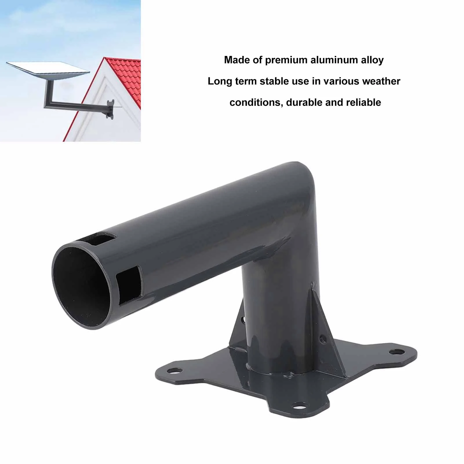 Mounting Kit for Starlink Aluminum Alloy Heavy Duty Internet Dish Pole Mount for Roof Wall Mounting Kit for Starlink