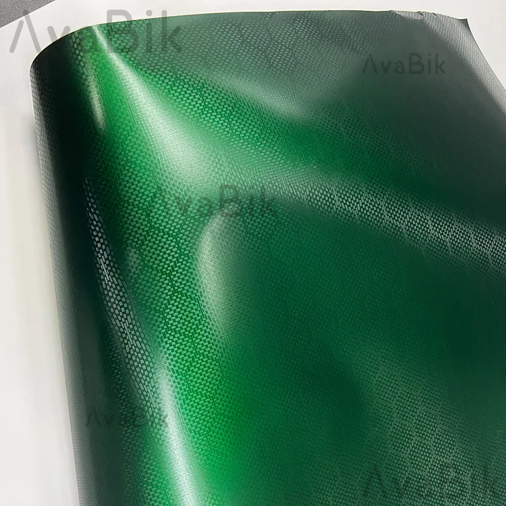 100x152cm PET-Matte Honeycomb Forged Carbon Fiber Vinyl Green Car Wrap foil Air Release initial Low Tack Glue Motorcycle sticker