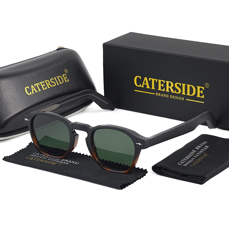 

CATERSIDE New Retro Round Men's Sunglasses Small Frame Brand High-Quality Sun Glasses Women's Party Shopping Festival Gifts
