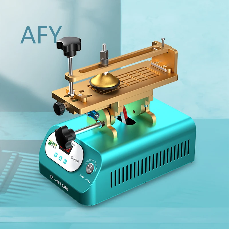 BST-918B for LCD Glass Touch Screen Separator Machine with Rotating Base and Adjustable Left Right Tilt for Curved Straight