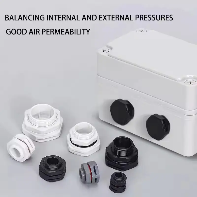 Vent Plug LED Lights Waterproof Ventilate Plastic Protective M12 M10 Nylon Breathable Valve Air Ventilate Permeable Hydrophobic
