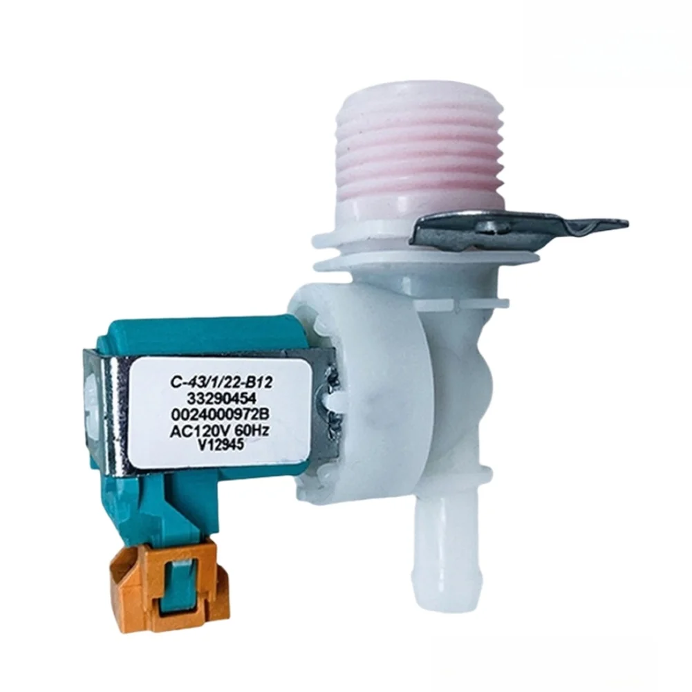 Replacement Solenoid Water Inlet Valve 120V AC for Washing Machines Designed to Match OEM 0024000972B Functionality