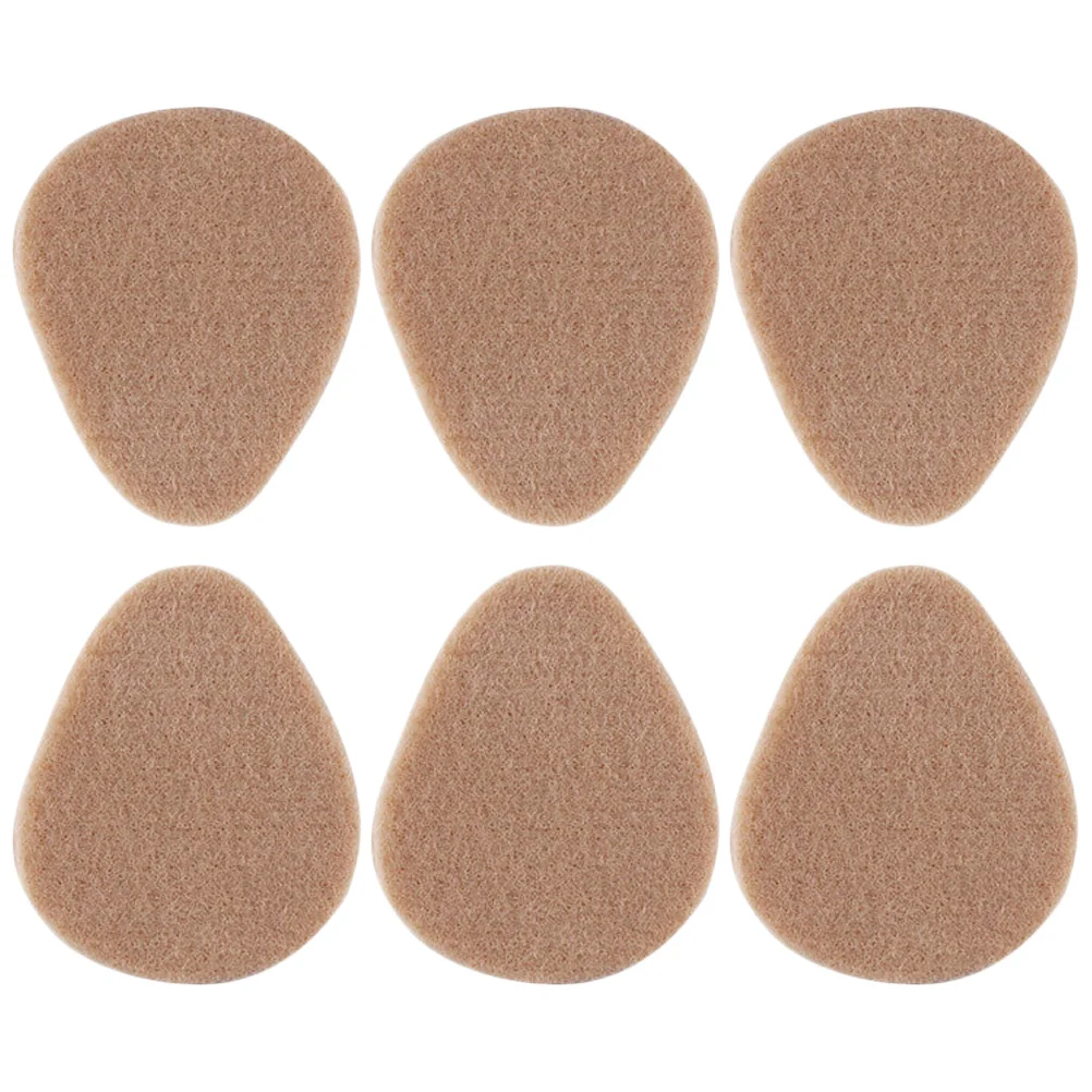 3 Pairs Whelping Pads Felt Metatarsal Foot Cushion Heel Outdoor Step Mats Ball of Pain Adhesive Shoe Tongue