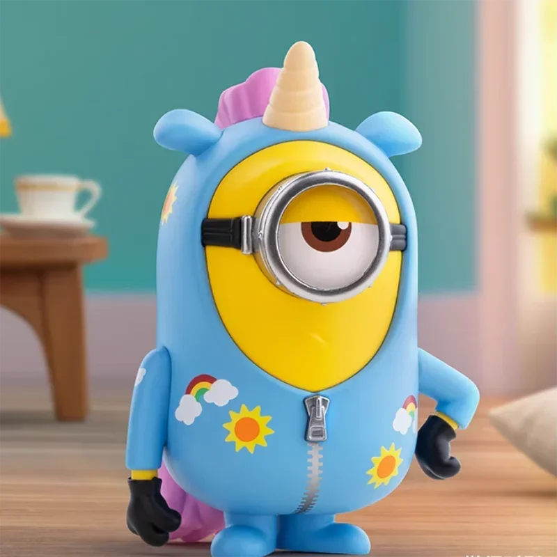 

Minions Lazy Every Day Series 100% Original Blind Box Surprise Mystery Box Cute Anime Action Figure Ornaments Figurines Dolls