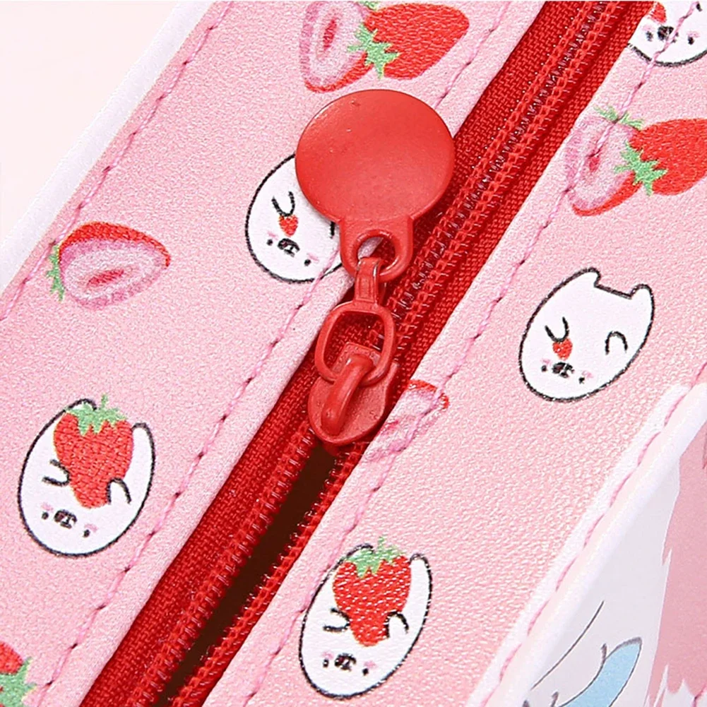 Creative School Pencil Case Cute Animals Fruits Milk Box Pen Bag Kawaii Stationery Office School Supplies Korean