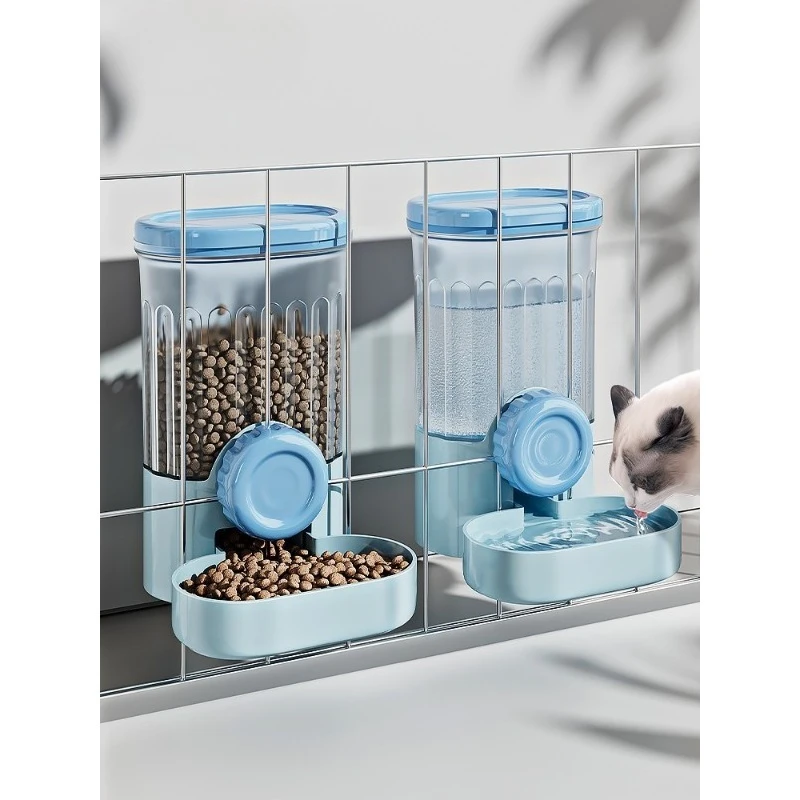 

Pet water dispenser, automatic feeding water feeder, wall-mounted feeder