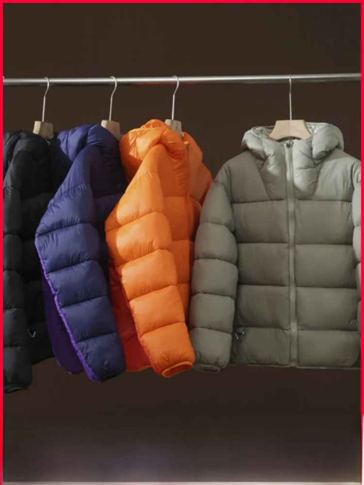 

Heavyweight Outdoor Winter Jaet High Puffin Warm Cotton Coat Youth Casual Stand Fit Thiened Functional Sle Hat In...