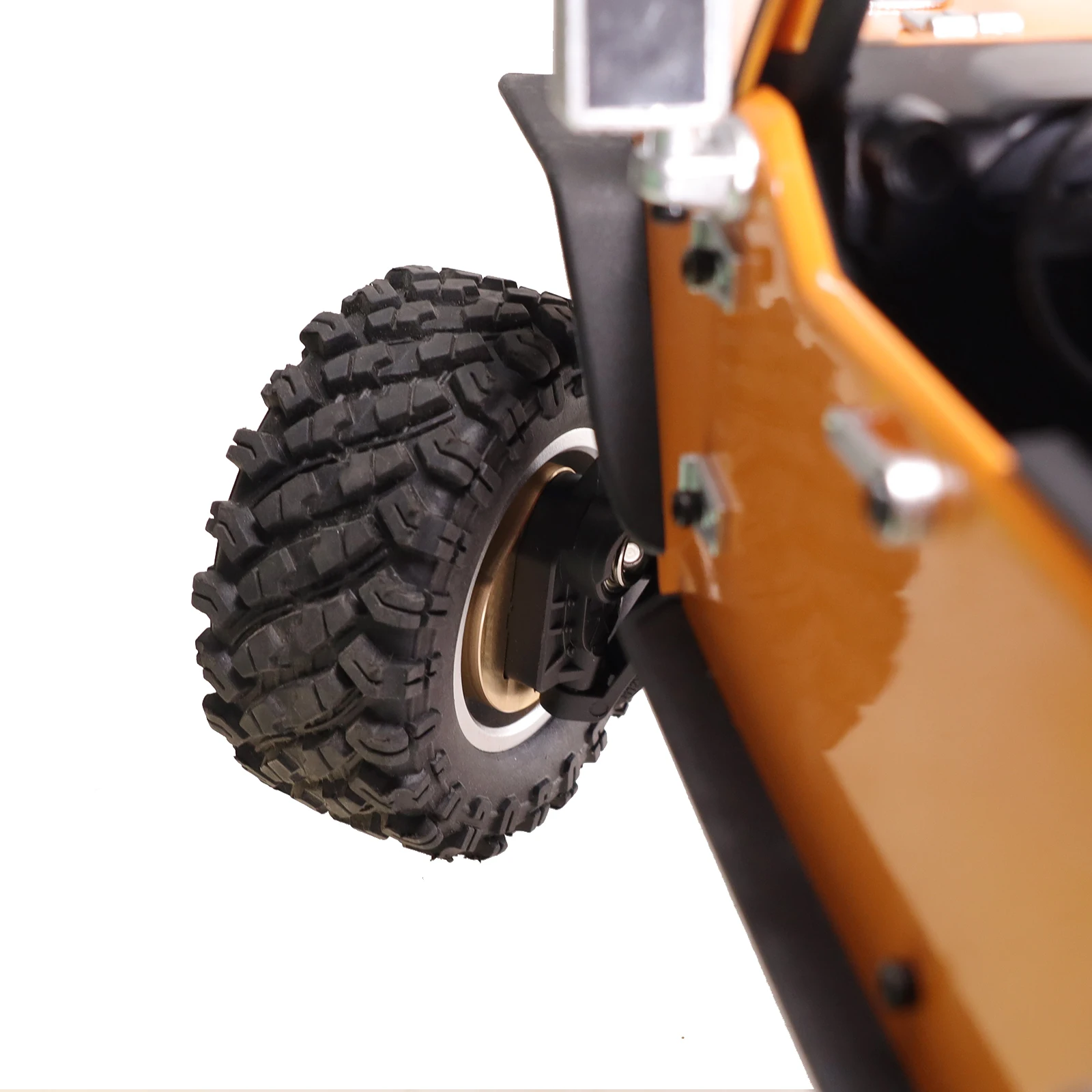 Brass counterweight block for MJX HYPER GO H12Y 1/12 remote control car, Wrangler climbing upgrade accessory parts