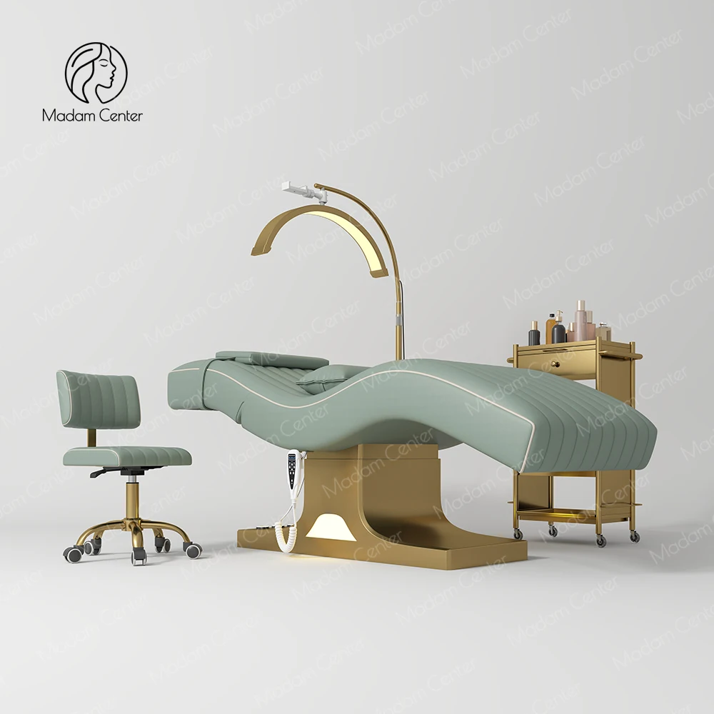 

Electric Custom Lash Salon Chair Modern Design Comfy Eyebrow Bed Lashista's Lash Camilla De Lashista Camillas