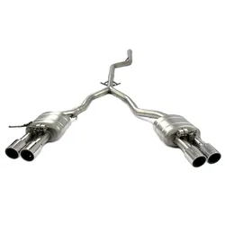Car Exhaust Pipe Muffler Tip Catback Stainless Steel Modified Sounds For BMW Z4 E89 2012-2015 2.0T Mid Tail Pipe Cat Back