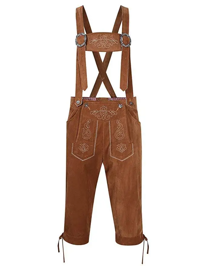 Lederhosen-pantalones de cerveza de lujo para hombre adulto, traje de fiesta de cerveza Bavaria, vestido de lujo tradicional, Oktoberfest