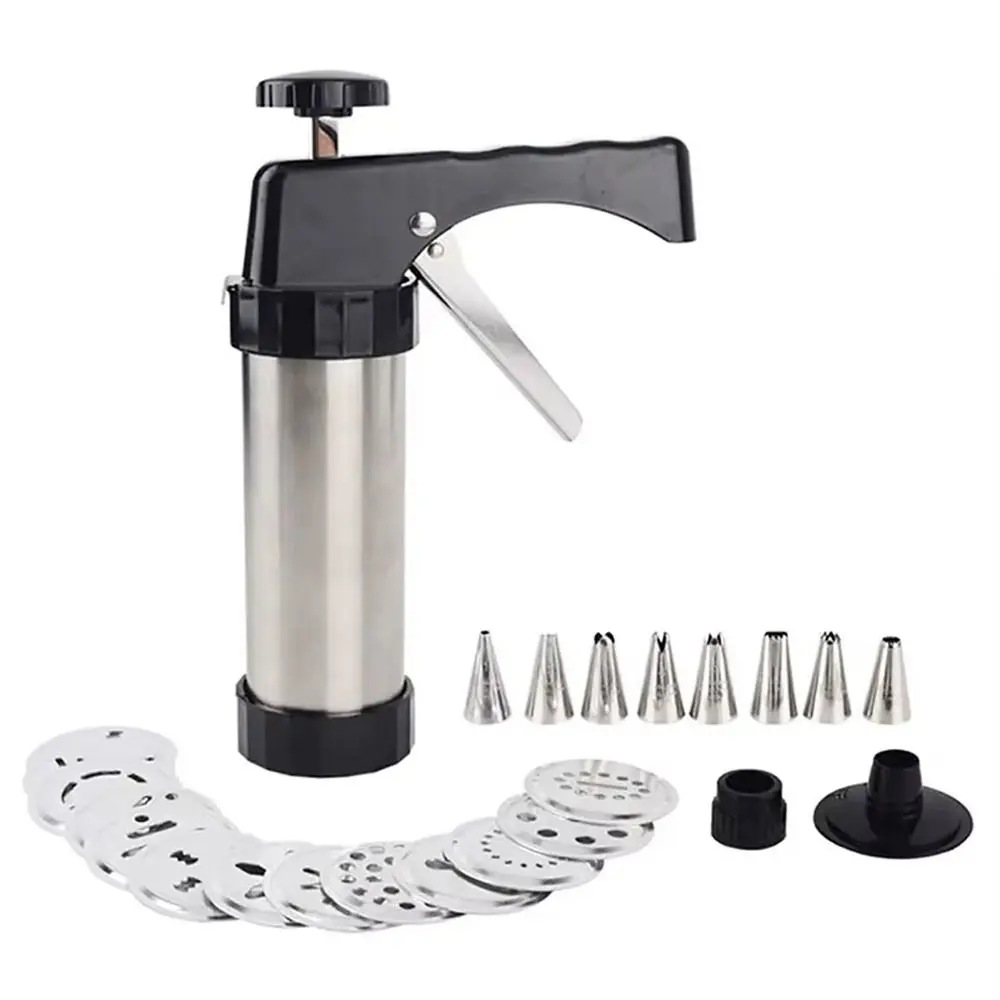 

21 шт./компл., декоративная машина для печенья из нержавеющей стали, инструменты для выпечки, кухонные аксессуары, машина для изготовления печенья, ручная машина для прессования печенья